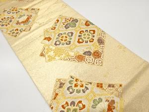 アンティーク　色紙に花蜀江文織出し袋帯（材料）